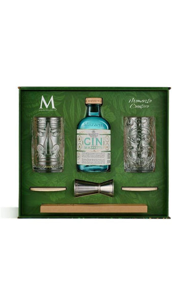 Momento Creativo Gin 50cl + 2 Bicchieri Tiki - Mazzetti