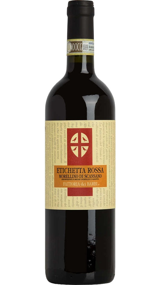 Morellino di Scansano DOCG - etichetta rossa - Fattoria dei Barbi