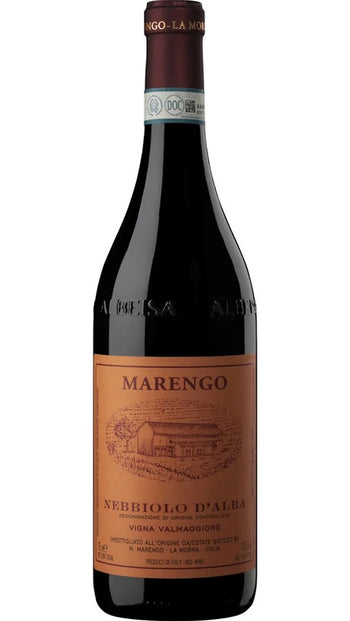 Nebbiolo d Alba DOC Valmaggiore Mario Marengo Bottle of Italy