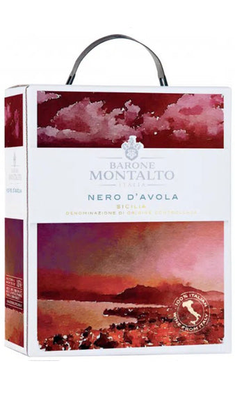 Nero d'Avola Sicilia DOC - bag-in-box - 3 Litri - Barone Montalto ...