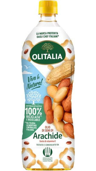 Olio Di Arachide 1Lt - PET - Confezione Da 12 Bottiglie - Olitalia