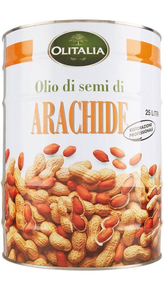 Olio Di Arachide 25Lt - Latta - Olitalia