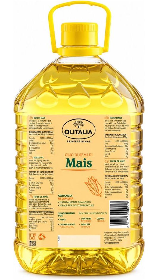 Olio Di Mais 10Lt - PET - Olitalia