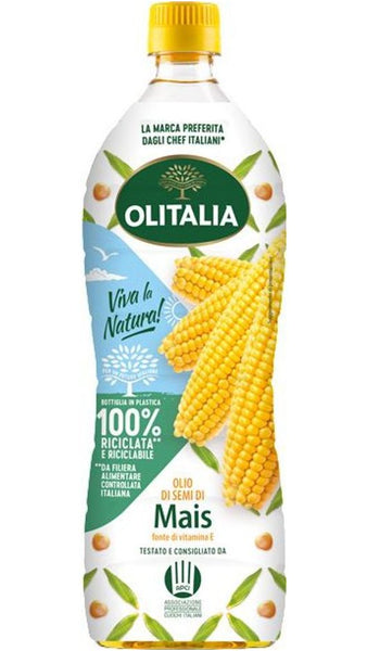 Olio Di Mais 1Lt - PET - Confezione Da 12 Bottiglie - Olitalia