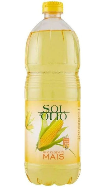 Olio Di Mais 1Lt - PET - Confezione Da 12 Bottiglie - Sol D'Olio