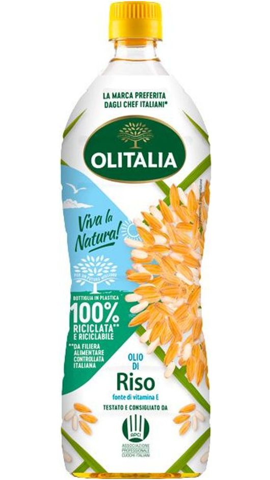Olio Di Riso 1Lt - PET - Confezione Da 12 Bottiglie - Olitalia