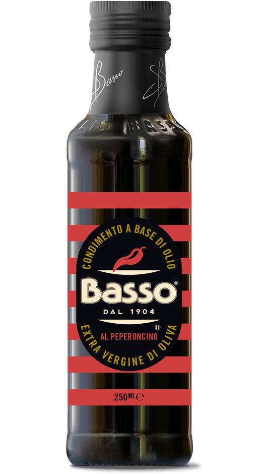Olio Extra Vergine di Oliva al Peperoncino 250ml - Frantoio Basso