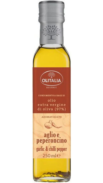 Olio Extravergine Di Oliva 250ml - Aglio E Peperoncino - Olitalia