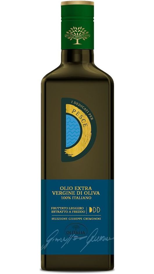 Olio Extravergine Di Oliva Pesce 100% Italiano 500ml - Olitalia
