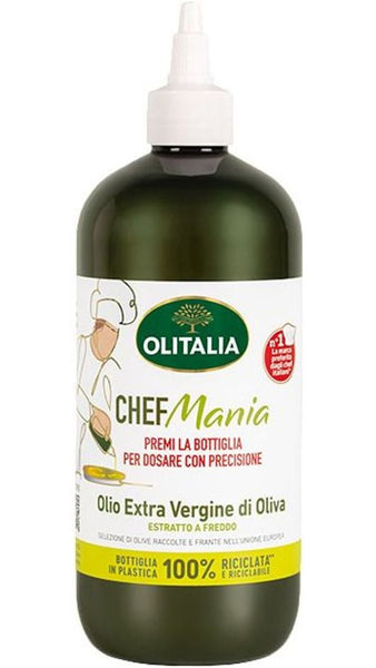 Olio Extravergine Di Oliva 500ml - Bottiglia Squeeze - Chefmania - Olitalia
