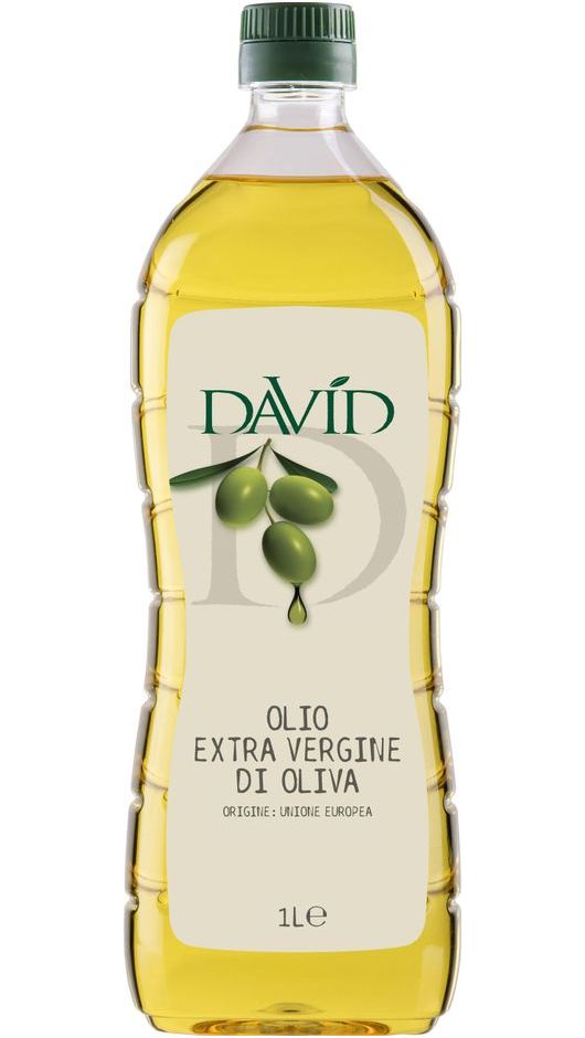 Olio Extravergine Di Oliva UE 1Lt - PET - Confezione Da 12 Bottiglie - David