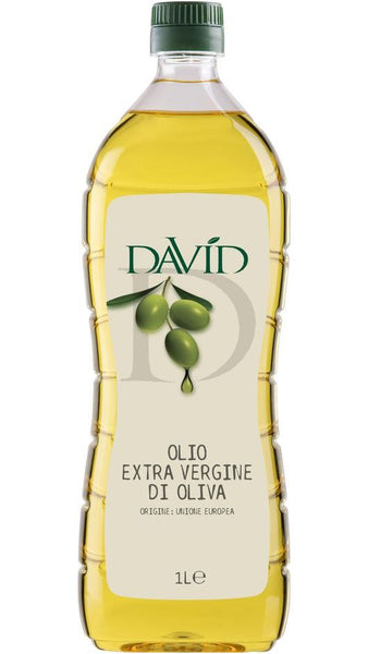 Olio Extravergine Di Oliva UE 1Lt - PET - Confezione Da 12 Bottiglie - David