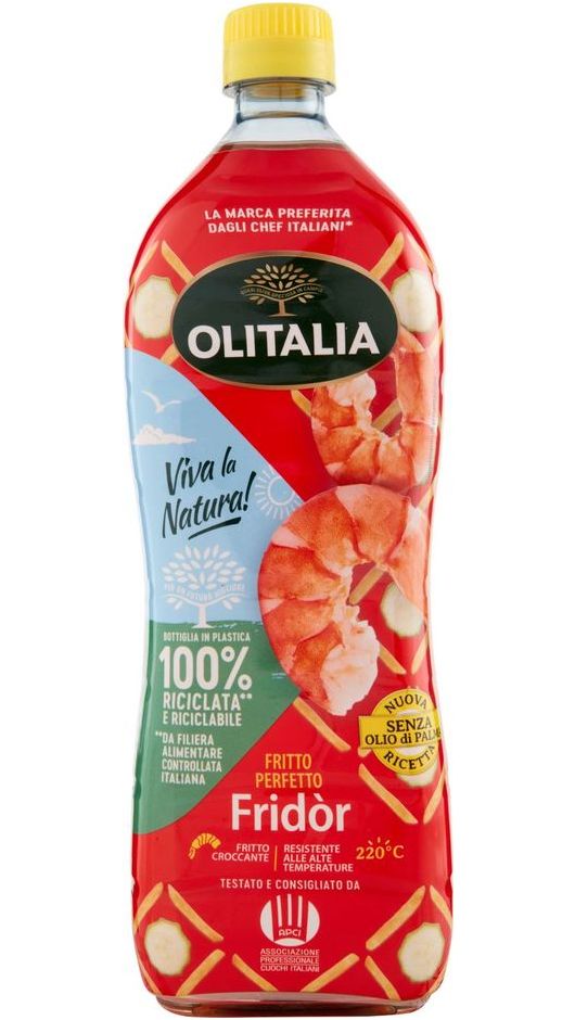 Olio Fridor 1Lt - PET - Confezione Da 12 Bottiglie - Olitalia