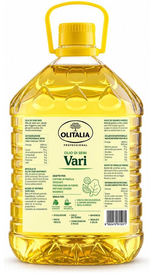Olio Semi Vari 10Lt - PET - Olitalia