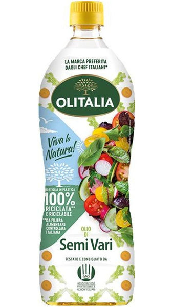 Olio Semi Vari 1Lt - PET - Confezione Da 12 Bottiglie - Olitalia