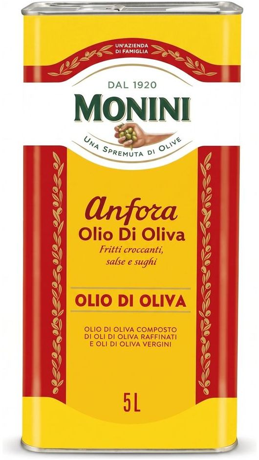 Olio d'Oliva Anfora - Latta 5lt - Monini