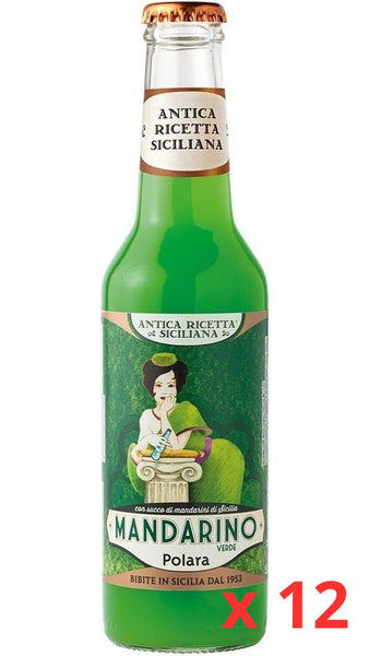 Polara Mandarino Verde Antica Ricetta - Confezione cl. 28 x 12 Bottiglie