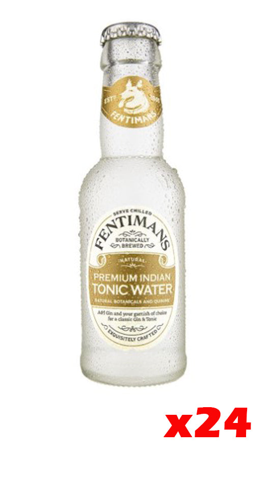 Premium Indian Tonic Water 200ml - Package da 24 Bottles - Fentimans