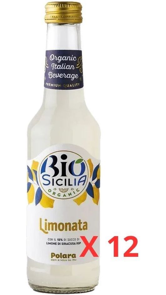 Polara Limonata Bio Sicilia - Confezione cl. 28 x 12 Bottiglie