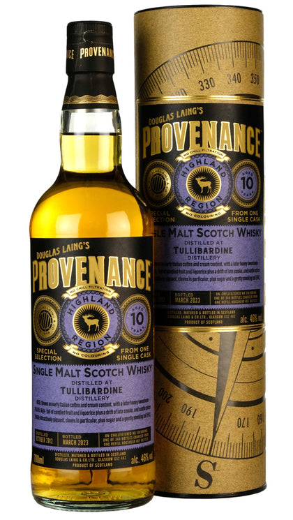 Provenance - Tullibardine 2012 - 10 anni- Highland - 70cl - Boxed