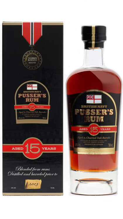 Pusser's 15 anni - 70cl - Boxed