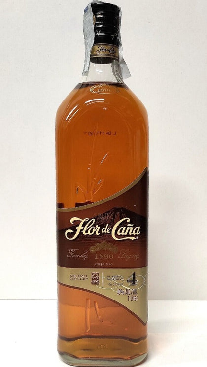 Rhum Flor De Cana 4Y Gold 40% 100cl