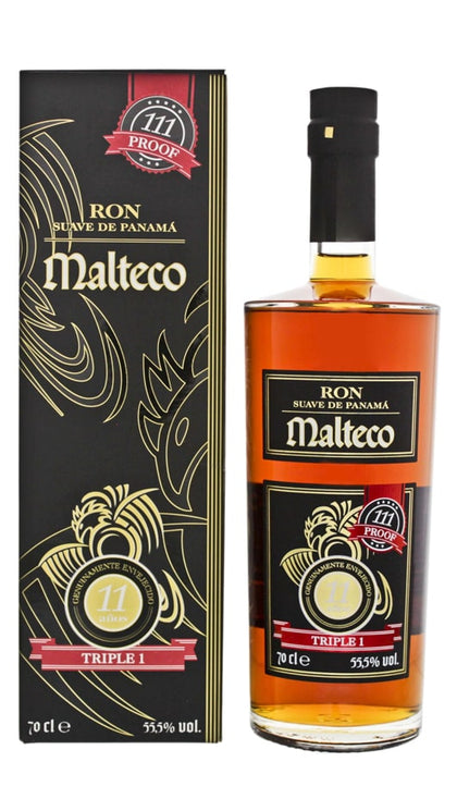 Rhum Malteco 11Y Triple 1 70cl - Coffret Cadeau