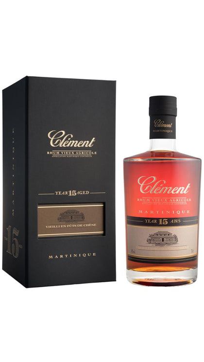 Rhum Vieux Agricole 15 ans d'âge - Cofanetto Litografato - Clement