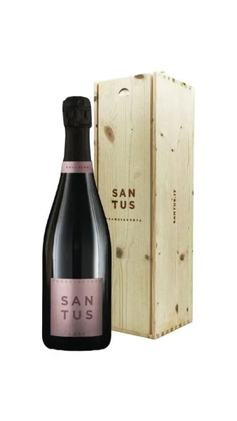 Franciacorta Rosé Pas Dosé Millesimato - Jeroboam in Cassa Legno - Santus