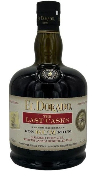 Rum Demerara the Last Casks Diamond Coffee Still - Tri Canada Restilled 1998 70cl - El Dorado