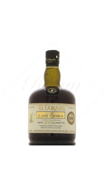 Rum Demerara the Last Casks Diamond Coffey Uitvlugt Cask Age 2000 70cl - El Dorado
