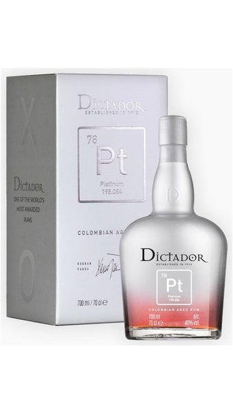 Rum Platinum 70cl - Astucciato - Dictador