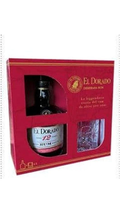 Rum 12 yo Glass Pack 70cl - El Dorado