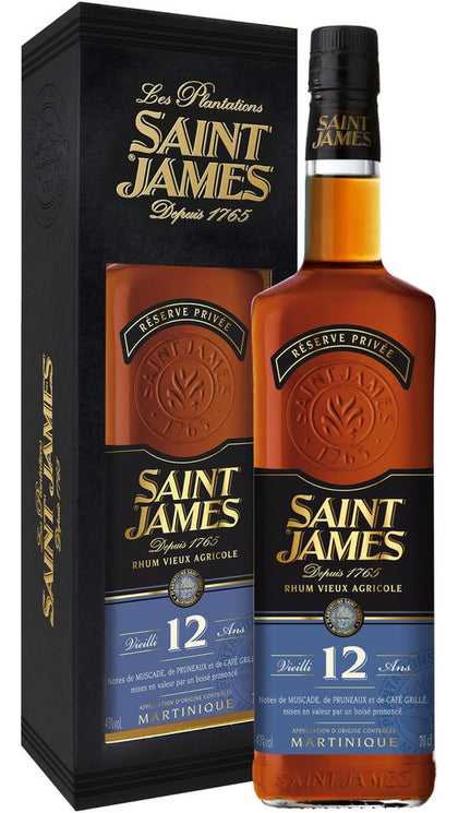 Rum Dark 70cl - Vieux 12 Years - Saint James