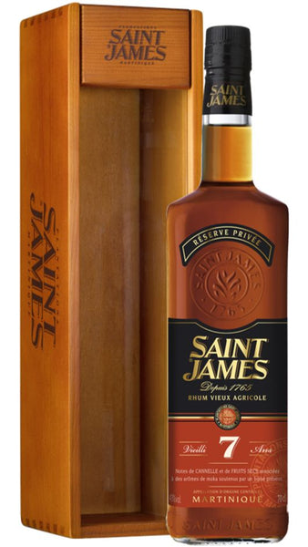Rhum St.James V.Agricole 7Y 70cl - Legno