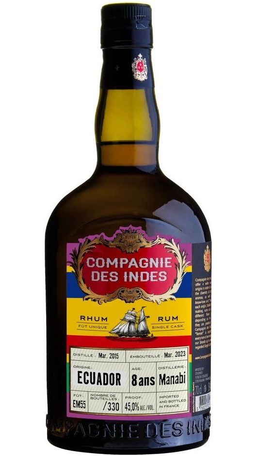Rum Ecuador 10 Anni 70cl - Astucciato - Compagnie Des Indes