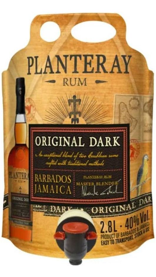 Rum Original Dark 2,8lt Ecopouch - Bag in Box - Planteray