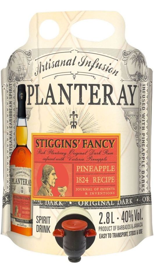 Rum Stiggins' Fancy Pineapple 2,8lt Ecopouch - Bag in Box - Planteray