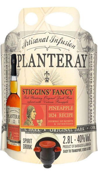 Rum Stiggins' Fancy Pineapple 2,8lt Ecopouch - Bag in Box - Planteray