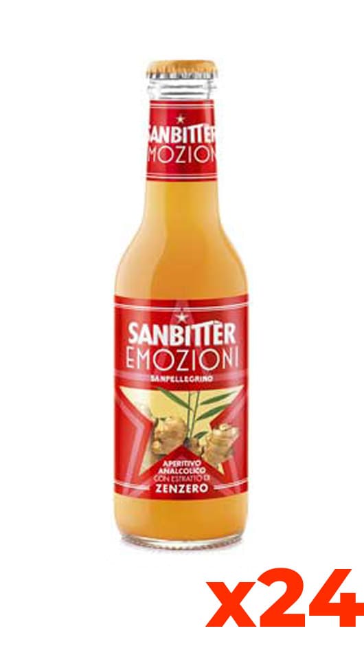 Sanbitter Emozioni di frutta Ginger - Package 20cl x 24 Bottles