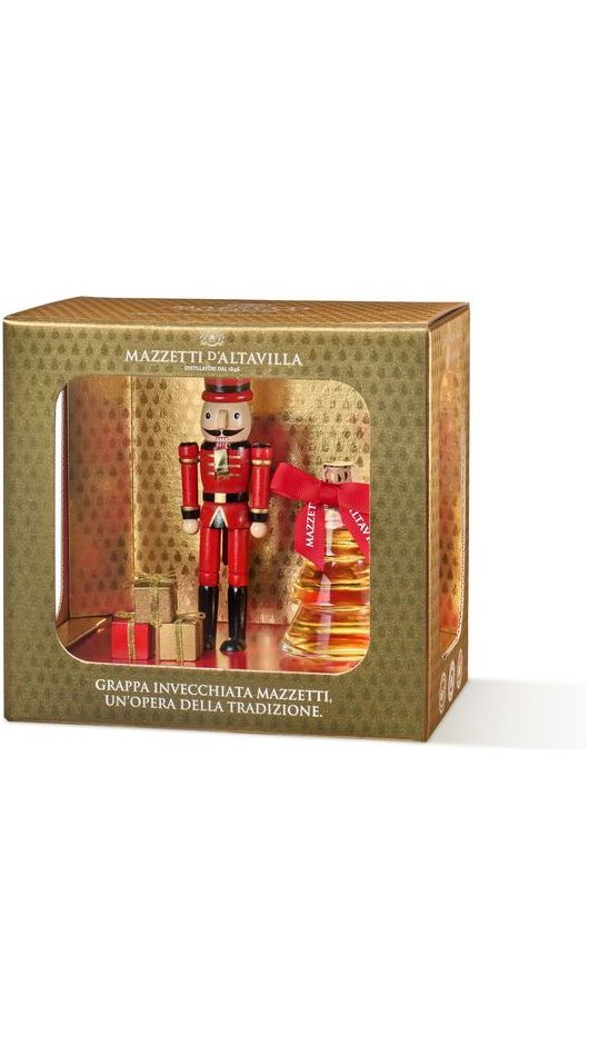 Schiaccianoci Rosso - Grappa Invecchiata 10cl - Mazzetti