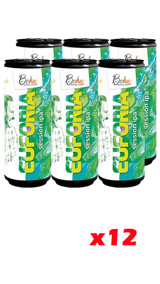 Beha Euforia Session IPA 33cl - Cassa da 12 lattine