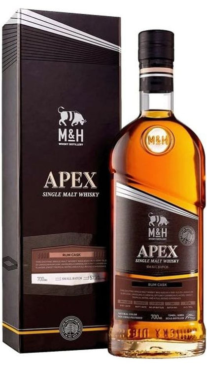 Single Malt Whisky 70cl - Apex Rum Cask Batch # 18 - Astucciato - M&H Distillery