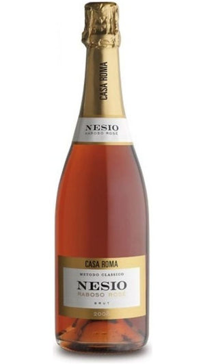 Spumante Rosé Brut à partir de raisins Raboso Méthode Classique 36 Mois - Nesio - Casa Roma - ÉTIQUETTE ENDOMMAGÉE