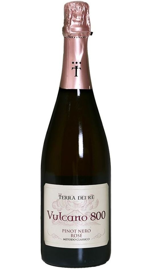 Spumante Metodo Classico Brut Rosè - Vulcano 800 - Terra dei Re