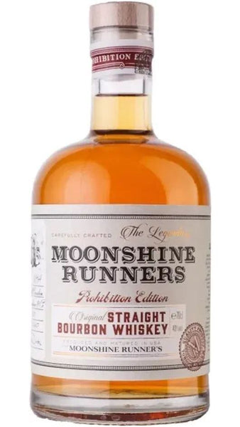 Straight Bourbon Whiskey 70cl - Moonshine Runners