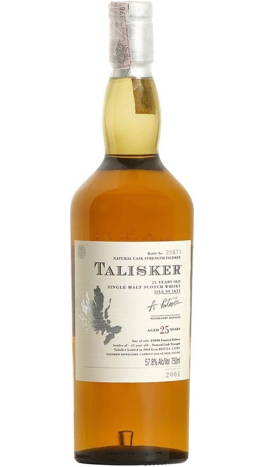 Whisky 25 Anni - Astucciato 70cl - Talisker
