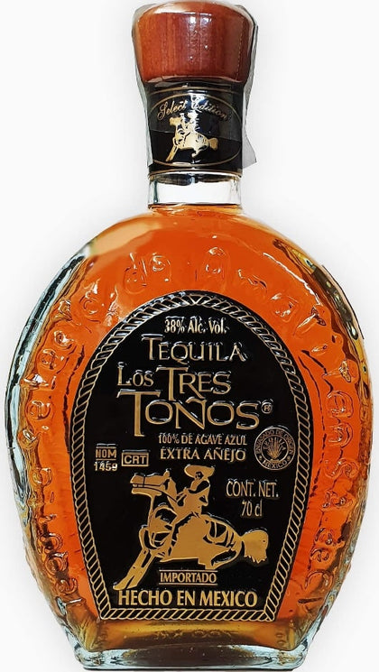 Tequila Los tres Tonos Extra Anejo - 70cl