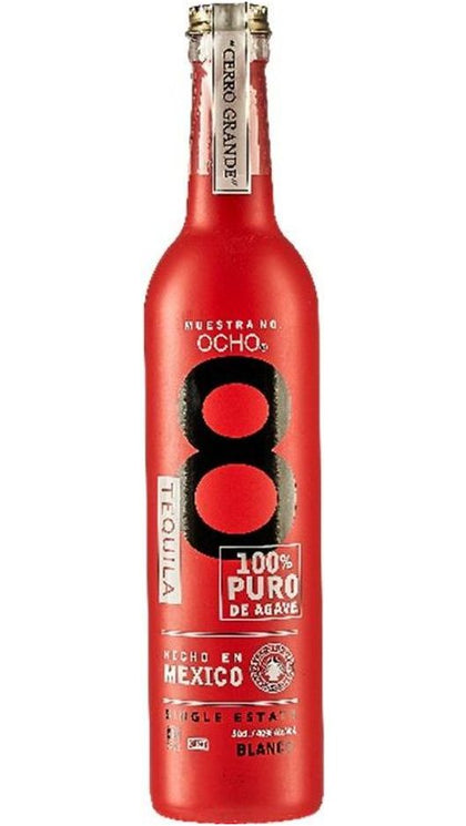 Tequila Agave Ocho Blanco Red Edition Dia de los Muertos 50cl - Ocho