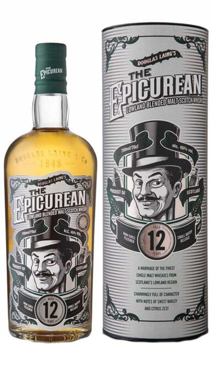 The Epicurean 12 anni Blended Malt Scotch Whisky - 70cl - Boxed